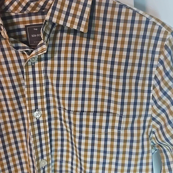 Gap Non-Iron Slim Fit White Business Shirt S - Wrinkle Free Office - Picture 2 of 11